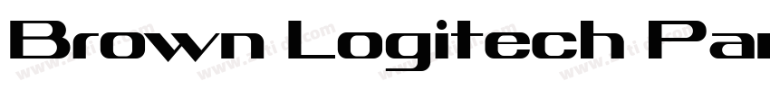 Brown Logitech Pan L字体转换